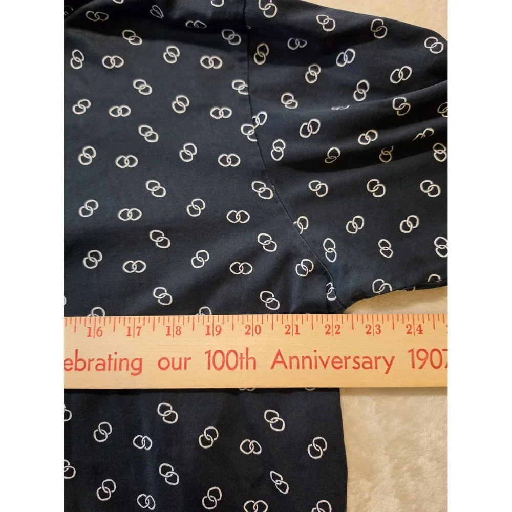 Polo Golf Ralph Lauren All Over Print Golf‎ Black Shirt XL